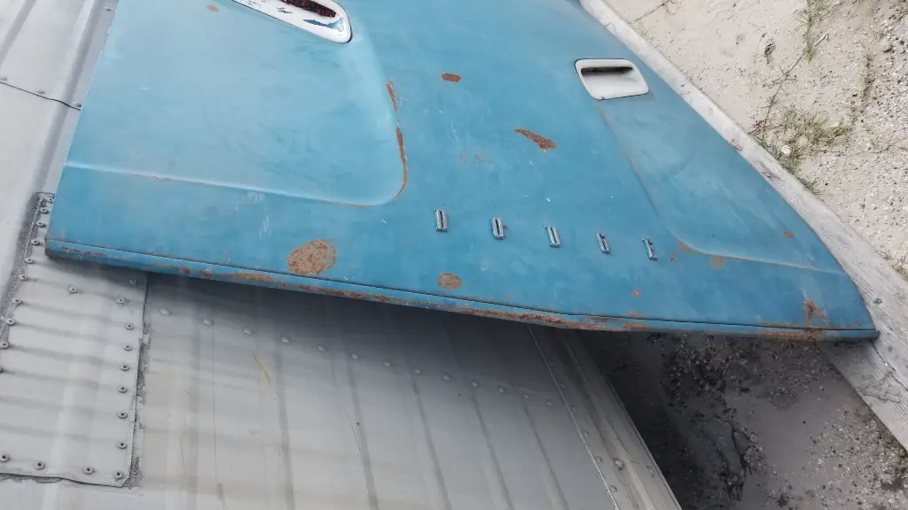 [1970chalhood] 1970 Dodge Challenger Hood with Scoops (OEM-Used).webp